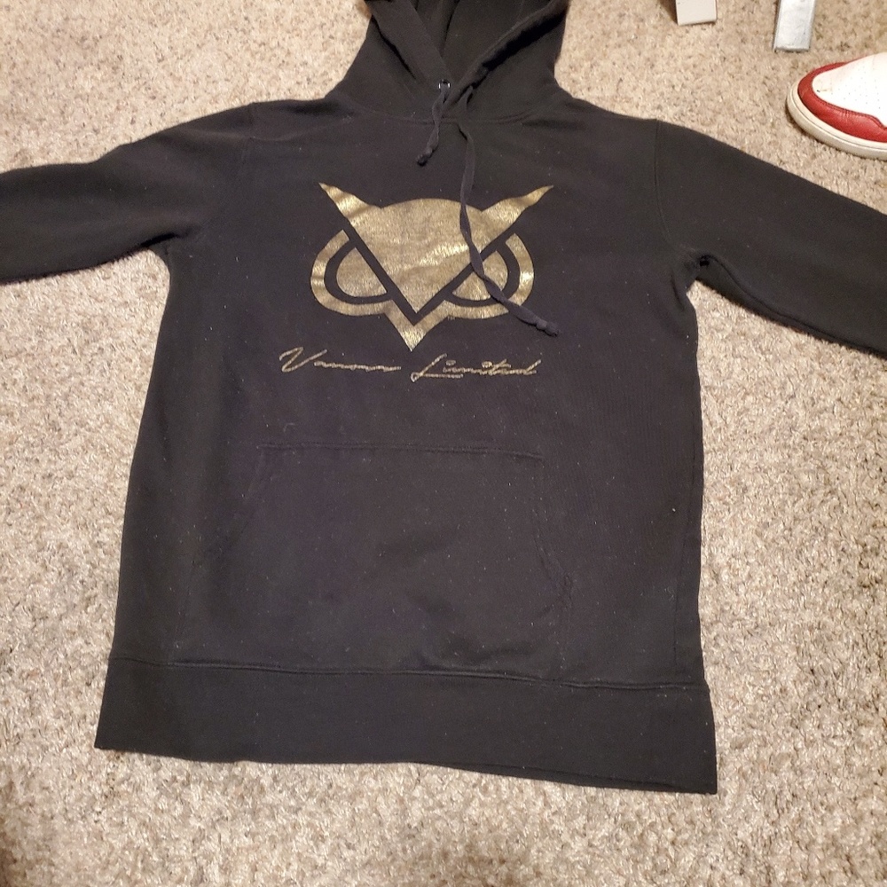 3blackdot black an gold hoody